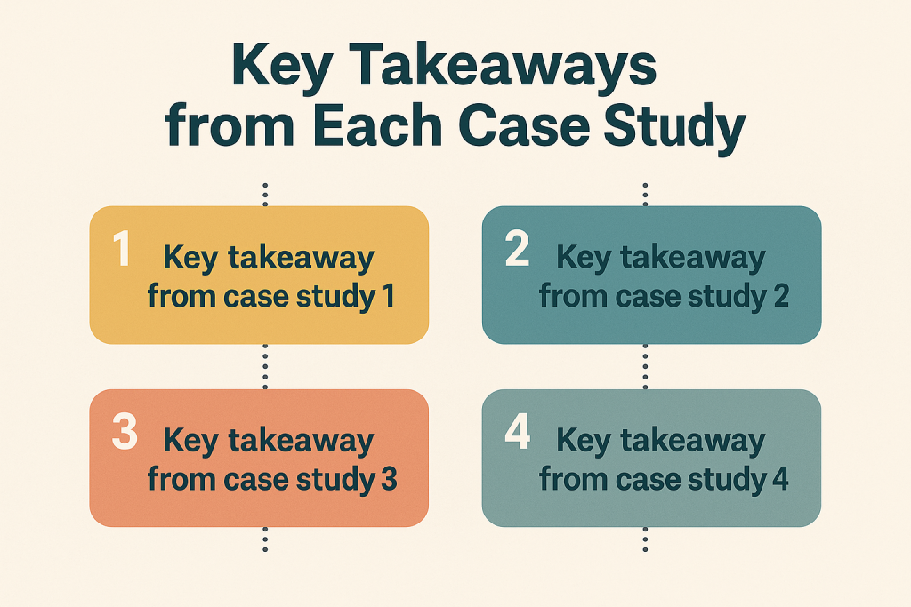 Key Takeaways from Each Case Study