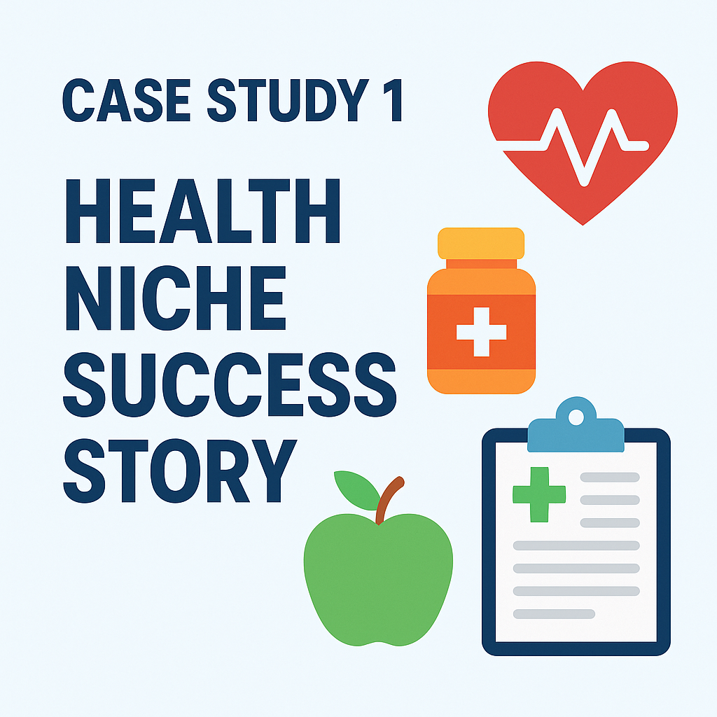 Case Study 1 – Health Niche Success Story