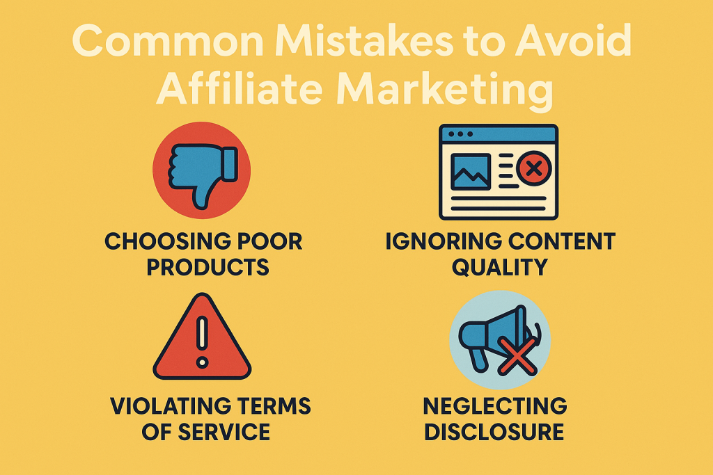 Common Mistakes to Avoid Affiliate Marketing