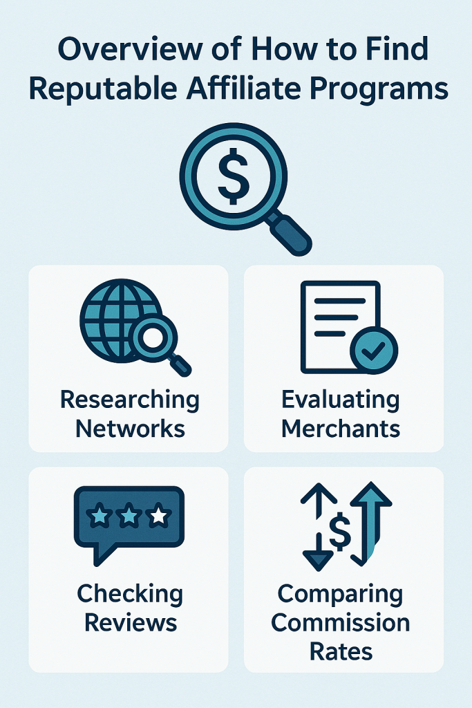 Overview of How to Find Reputable Affiliate Programs