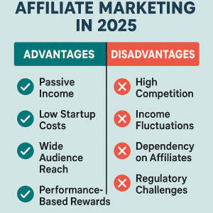 Advantages and Disadvantages of Affiliate Marketing