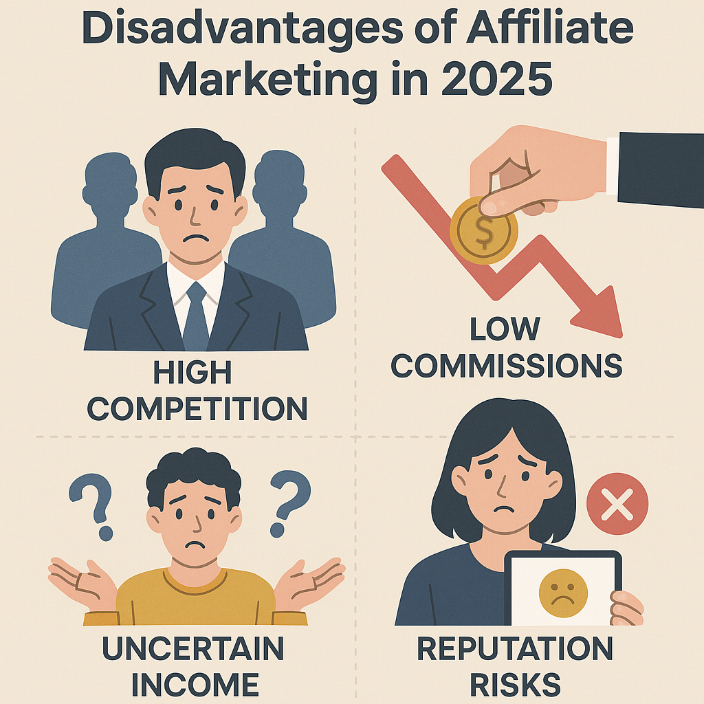 Disadvantages of Affiliate Marketing in 2025
